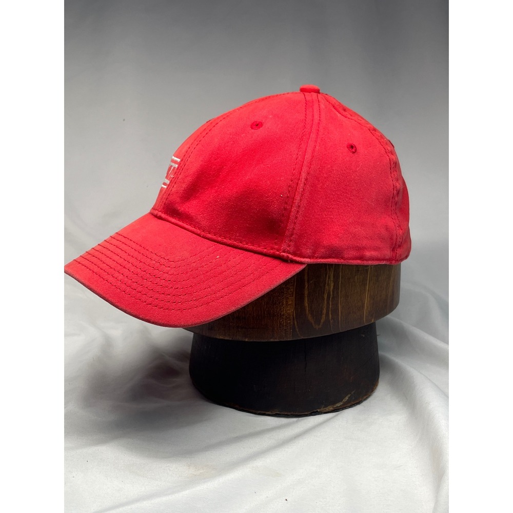 Vintage Yakima Ride Till You Yak Red Otto Flex Baseball Cap Hat Mens L/XL - Picture 2 of 8